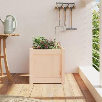 VidaXL Plantenbak 40x40x40 cm massief grenenhout