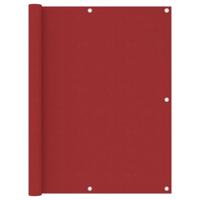 VidaXL Balkonscherm 120x600 cm oxford stof rood - thumbnail
