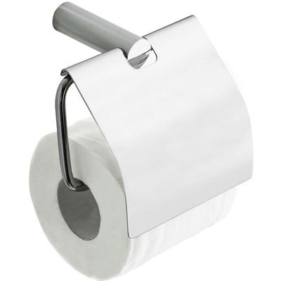 Wiesbaden Ida Toiletrolhouder met Klep - Chroom