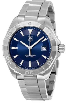 TAG Heuer Aquaracer-horloge met blauwe wijzerplaat