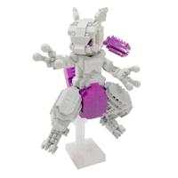 Van stenen gebouwd figuur - BANDAI - NANOBLOCK - Pokémon - Mewtwo - thumbnail