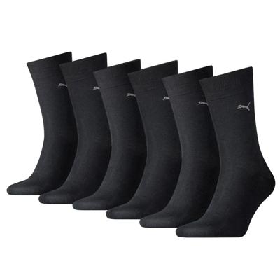 Puma Herensokken Zwart Classic 6-pack -47-49