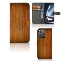 OnePlus Nord CE 2 Lite | Book Style Case | Donker Hout - thumbnail