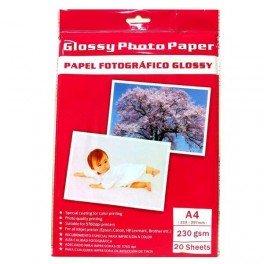 Aigostar A4 fotopapier glanzend 230 gram 20 vel