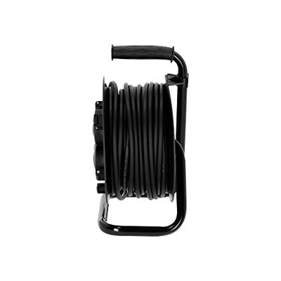 Adam Hall 3 Star CD 25 PWR kabelhaspel met 25m stroomkabel + 4x Schuko Adam Hall 3 Star CD 25 PWR kabelhaspel met 25m stroomkabel + 4x Schuko