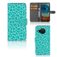 Nokia X10 | Nokia X20 Hoesje Cracks Blue - thumbnail