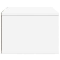 VidaXL Printerkastje 40x32x22,5 cm bewerkt hout wit - thumbnail
