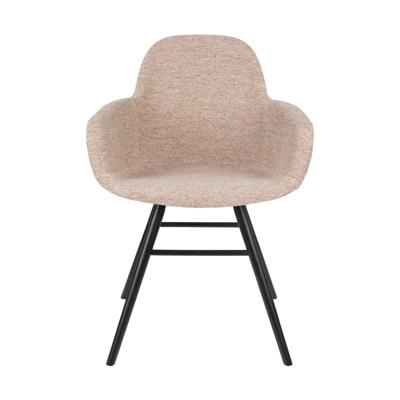 Zuiver Eetkamerstoel 'Albert Kuip' Met armleuning, Soft, kleur Beige