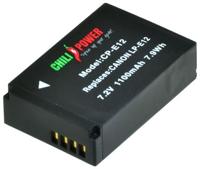 ChiliPower LP-E12 accu voor Canon - 1100mAh - thumbnail