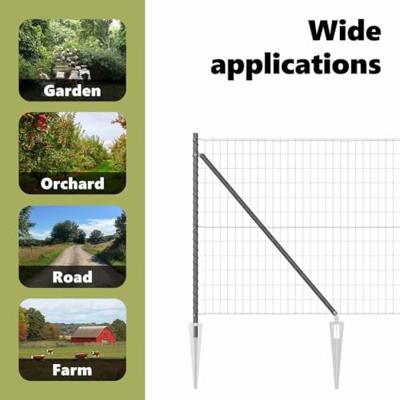 VidaXL Hek met paal grijs 1,2 x 10 m staal en pvc