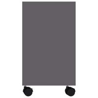 Bijzettafel 70x35x55 cm spaanplaat grijs - thumbnail