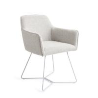 Jesper Home Eetkamerstoel 'Hofu' Beehive White, kleur Checkers Charm - thumbnail