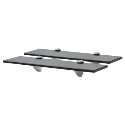 VidaXL Schappen zwevend 2 st 40x10 cm 8 mm glas