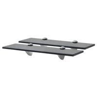 VidaXL Schappen zwevend 2 st 40x10 cm 8 mm glas - thumbnail