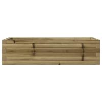 VidaXL Plantenbak 90x40x23 cm geïmpregneerd grenenhout - thumbnail