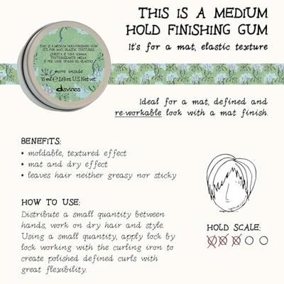 Davines More Inside Medium Hold Finishing Gum
