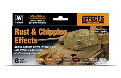 Vallejo 71186 Modelspoor mengkleur Rood-bruin, Donkerbruin, Roest, Lichtbruin, Bruin-oranje, Oker 8 stuk(s) Vallejo 71186 Modelspoor mengkleur Rood-bruin, Donkerbruin, Roest, Lichtbruin, Bruin-oranje, Oker 8 stuk(s)