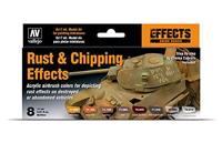 Vallejo 71186 Modelspoor mengkleur Rood-bruin, Donkerbruin, Roest, Lichtbruin, Bruin-oranje, Oker 8 stuk(s) - thumbnail