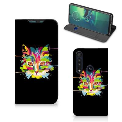Motorola G8 Plus Magnet Case Cat Color Motorola G8 Plus Magnet Case Cat Color