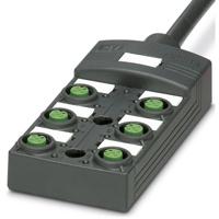 Phoenix Contact SACB-6/12-L- 5,0PUR SCO P 1452660 Passieve sensor/actorbox M12-verdeler met kunststof schroefdraad 1 stuk(s) - thumbnail