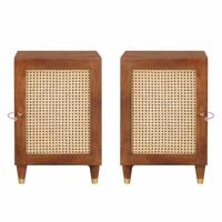 Badkamerkast met plank met opslag Bruin 38 x 33.5 x 58 cm - thumbnail