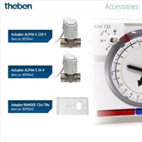 Theben 7220030 RAMSES 722 Kamerthermostaat Montagewijze: Opbouw (op muur) Weekprogramma 1 stuk(s) - thumbnail