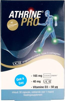 Athrine PRO - UC-II Cavacurmin en Vitamine D3 30 Capsules