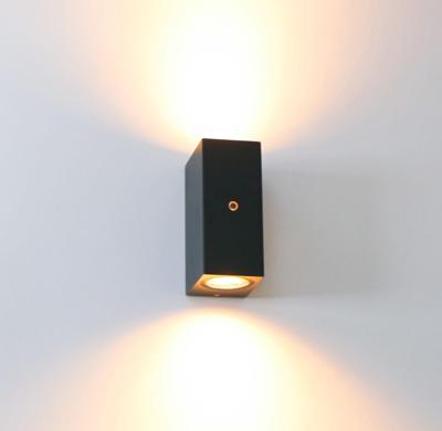 NØRD Up&Down - LED&apos;s Light LED Buitenlamp met sensor - IP44 waterdicht - GU10 fitting - Model Napoli - Zwart