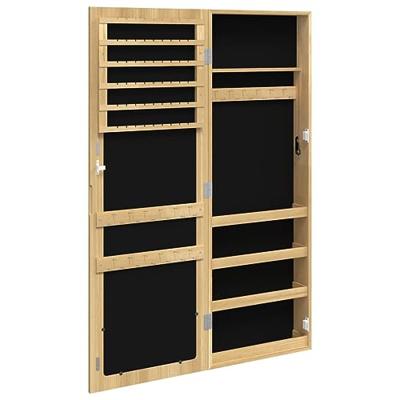 VidaXL Sieradenkast met spiegel wandgemonteerd 37,5x10x106 cm VidaXL Sieradenkast met spiegel wandgemonteerd 37,5x10x106 cm