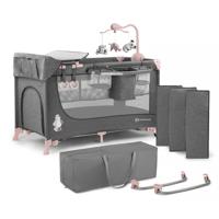 Kinderkraft - Reisbedje - Campingbedje - Joy - 126 x 65 x 76 cm - 10,5 kg - Roze - Eenvoudig inklapbaar - thumbnail