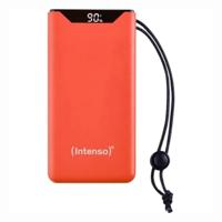 Intenso F10000 Powerbank 10000 mAh Quick Charge, USB PD LiPo USB-A, USB-C Oranje Statusweergave - thumbnail