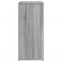 Dressoir 60x31x70 cm bewerkt hout grijs sonoma - thumbnail