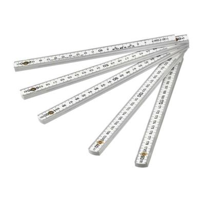 Vola duimstok - kunststof 2 meter 10delig - wit 43-003210
