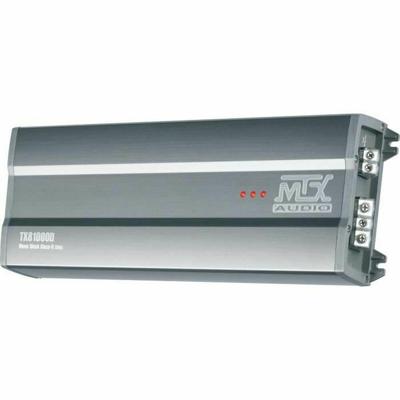 MTX TX81000D 12V versterker Mono Klasse-D 1x1000W RMS aluminium blok - thumbnail