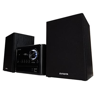 Aiwa MSBTU-300 Micro HiFi-systeem met Bluetooth, CD, USB, FM-radio, zwart