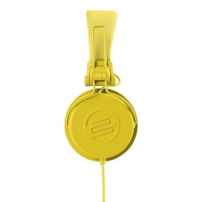 Reloop RHP-6 - DJ- en lifestyle-hoofdtelefoon met afgestemd geluid, lichte constructie en veilige pasvorm, voor smartphones (Apple iPhone, Android) tablets, iPods, Mac en PC, (geel)