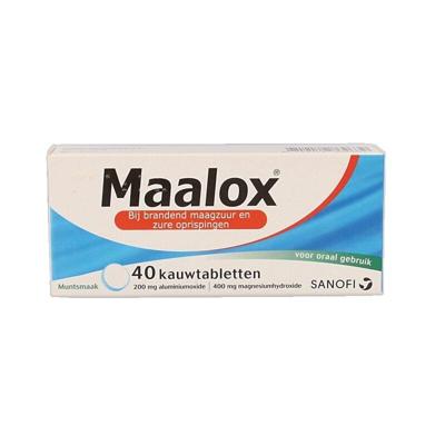 Maalox Kauwtabletten 40tb