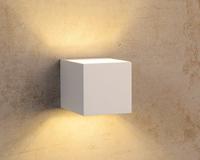 Lucide DEVI - Wandlamp - 1xG9 - Wit - thumbnail