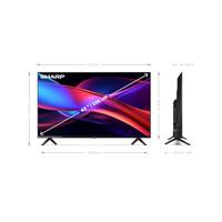 Sharp 43GD2225E - Roku 43 inch Full HD TV - Frameloze LED Smart TV multimedia streaming (HDR10, AV1 codec, 3 HDMI, ontvanger, wifi) - Netflix, Prime, Disney+, Apple TV - thumbnail