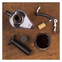 Vacu Double Hinged Corkscrew Black - thumbnail