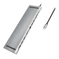 LogiLink UA0373 USB-C dockingstation Geschikt voor merk (dockingstation): Universeel USB-C Power Delivery, Geïntegreerde kaartlezer - thumbnail
