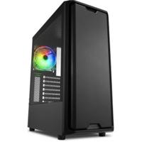 Sharkoon SK3 RGB Midi-tower PC-behuizing Zwart - thumbnail