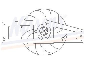 Koelventilator 85498