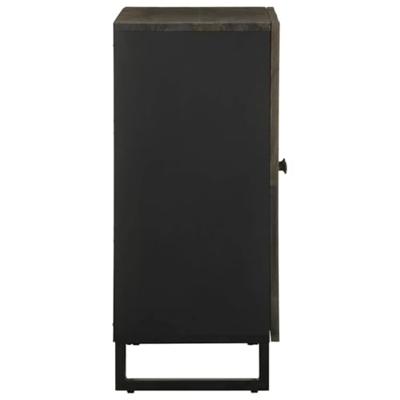 Dressoir 60x33x75 cm massief mangohout zwart Dressoir 60x33x75 cm massief mangohout zwart