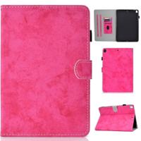 Voor iPad 10 2 inch effen kleur horizontale Flip lederen draagtas met houder & kaartsleuven & Pensleuf & slaap/Wake-up functie (Rose Red) - thumbnail