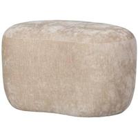 WOOOD Organische Poef 'Popular' Chenille, kleur Naturel - thumbnail