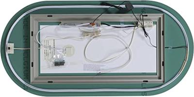 Ben Clip spiegel ovaal met verlichting en anti-condens 50x100 cm