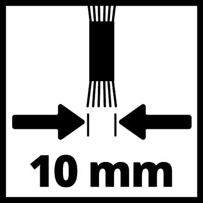 Einhell 3424110 BG-EG 1410 Reserveborstel voor voegenreiniger Polyamide