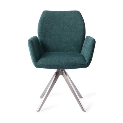 Jesper Home Misaki eetkamerstoel Merry Mermaid turn steel