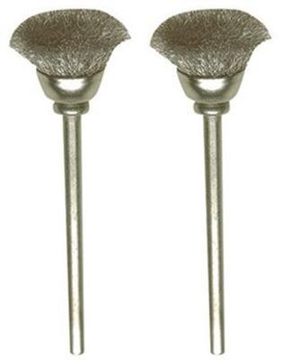 PROXXON pinselbürste brushes shaft 2.35 d=13mm steel 2pcs